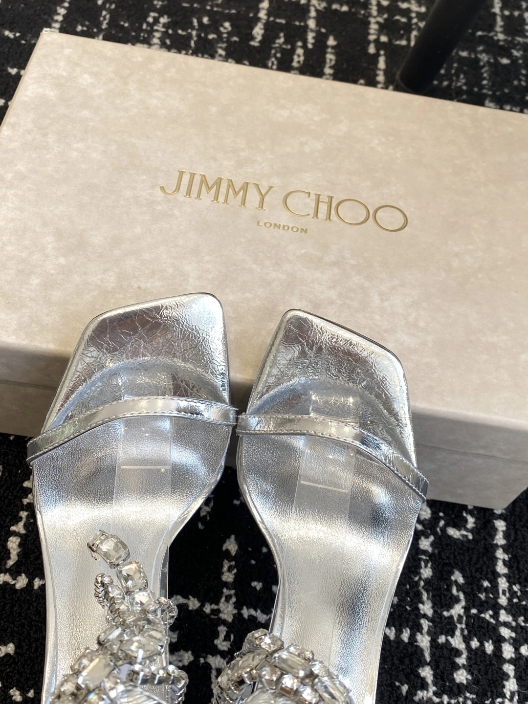 COCO--Ji77y 3ho5 VERITYSANDAL100BYK lambskin Heel height：9.5cm item:E-X000C0493H